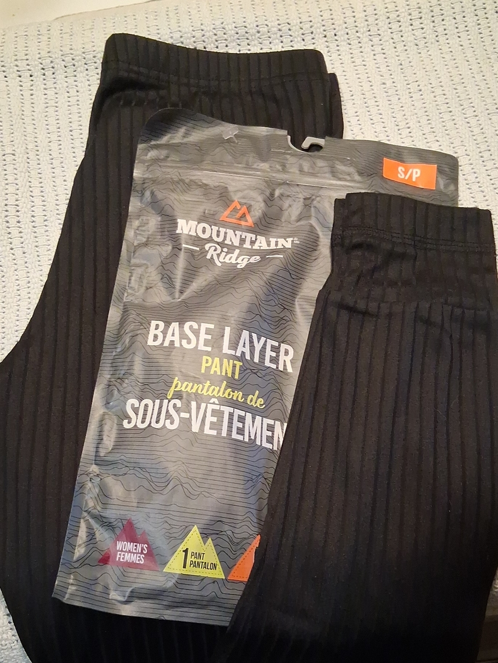 Women's Black Base Layer Pant Size: Small